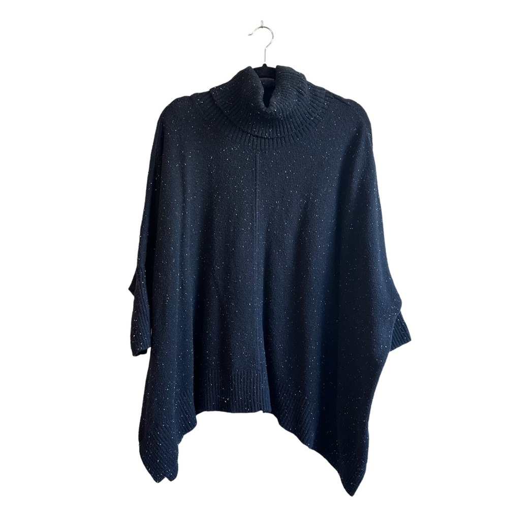 LOFT Speckle Cowl Neck Sweater